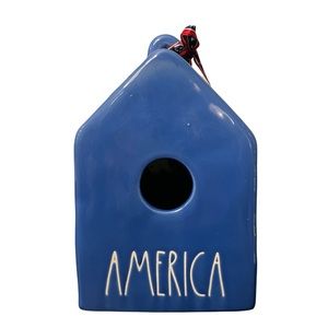 Rae Dunn America Birdhouse